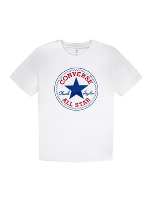 KIDS CONVERSE YOUTH BOYS CORE CHUCK TAYLOR PATCH T-SHIRT - CLEARANCE