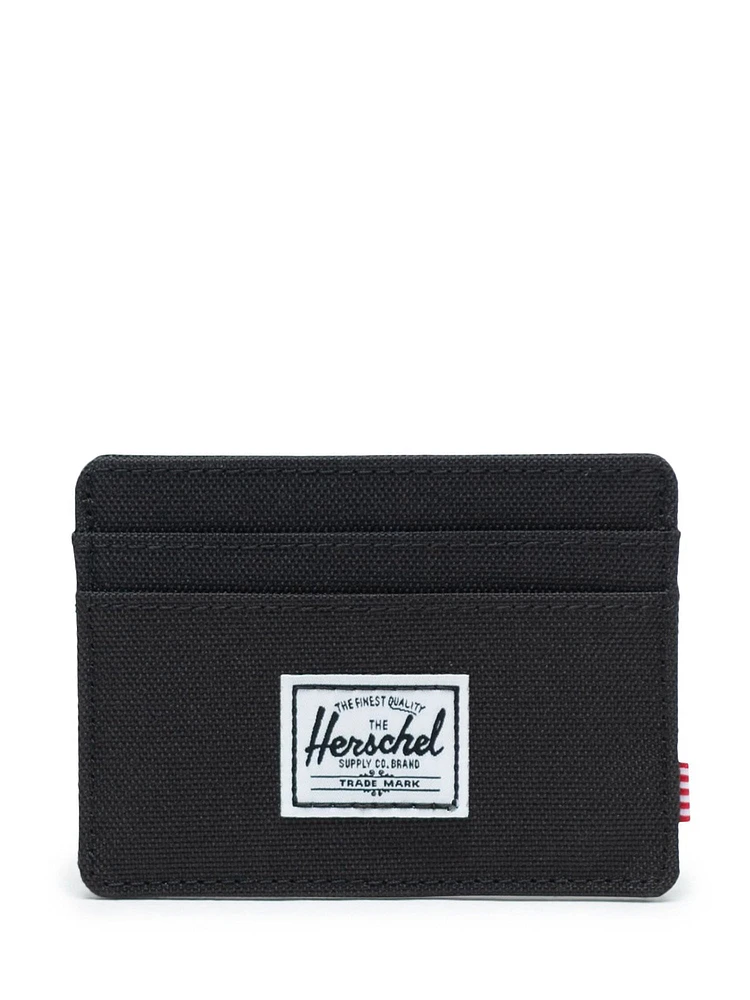 HERSCHEL SUPPLY CO. CHARLIE CARD WALLET - BLACK