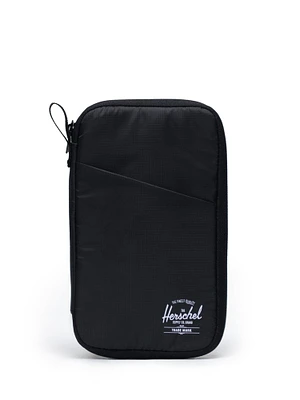 HERSCHEL SUPPLY CO. TRAVEL WALLET - BLACK - CLEARANCE