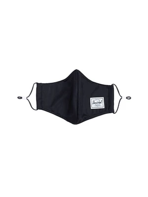 HERSCHEL SUPPLY CO. CLASSIC FITTED FACE MASK - BLACK - CLEARANCE