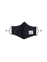 HERSCHEL SUPPLY CO. CLASSIC FITTED FACE MASK - BLACK - CLEARANCE