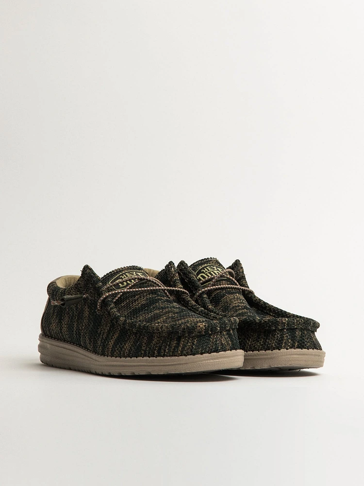 MENS HEY DUDE WALLY SOX WOODLAND CAMO