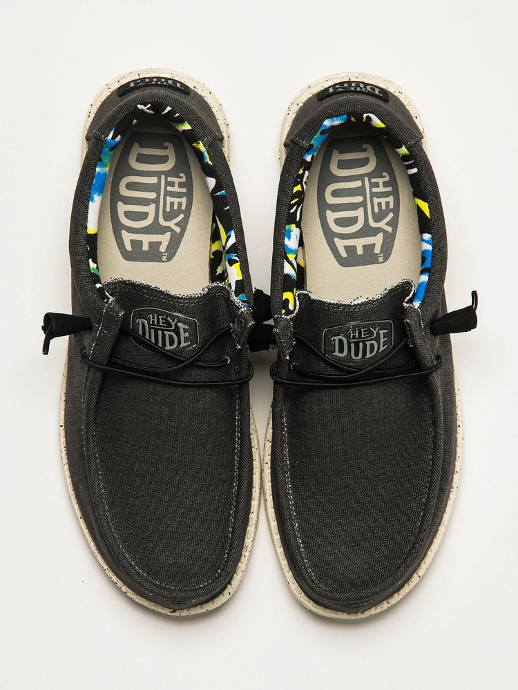 HEY DUDE WALLY STRETCH CANVAS POUR HOMME