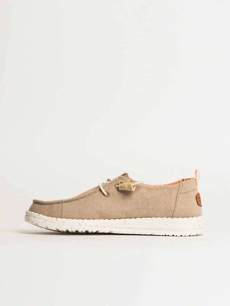 BASKETS EN CHAMBRAY WOMENS HEY DUDE WENDY