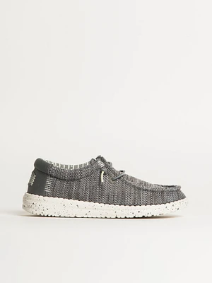 KIDS HEY DUDE WALLY YOUTH STRETCH SOX - GREY