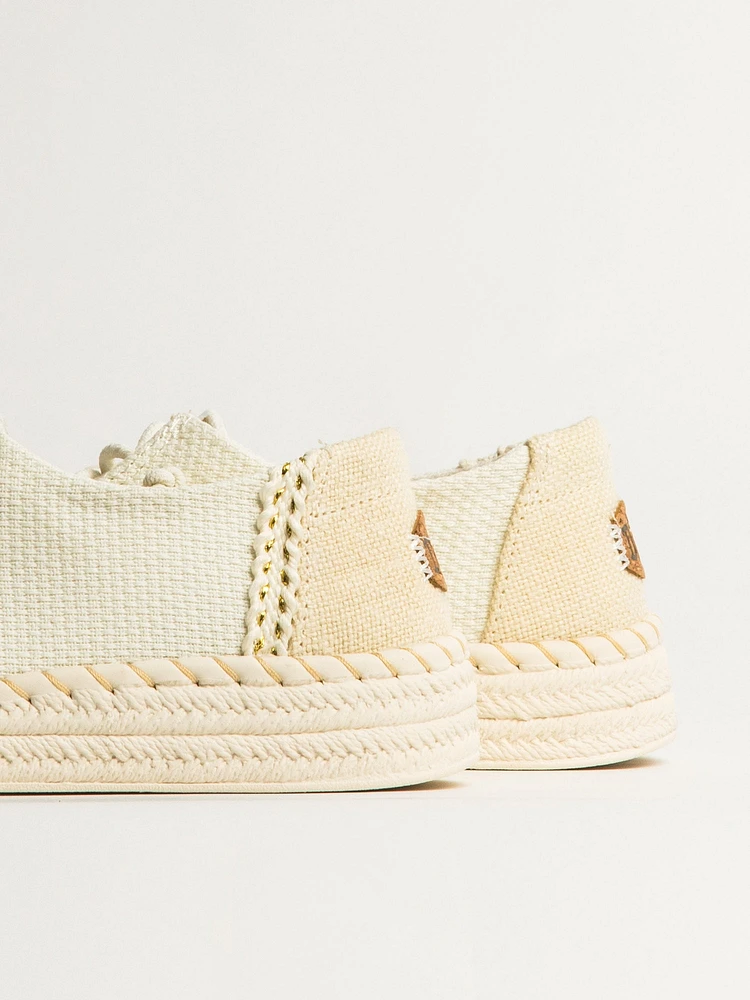 ESPADRILLE TISSÉE HEY DUDE WENDY - BLANC