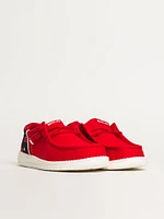HOMMES HEY DUDE WALLY FUNK SOLO CUP SLIP-ON - ROUGE