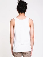 MENS COLLAGE TANK - WHITE CLEARANCE