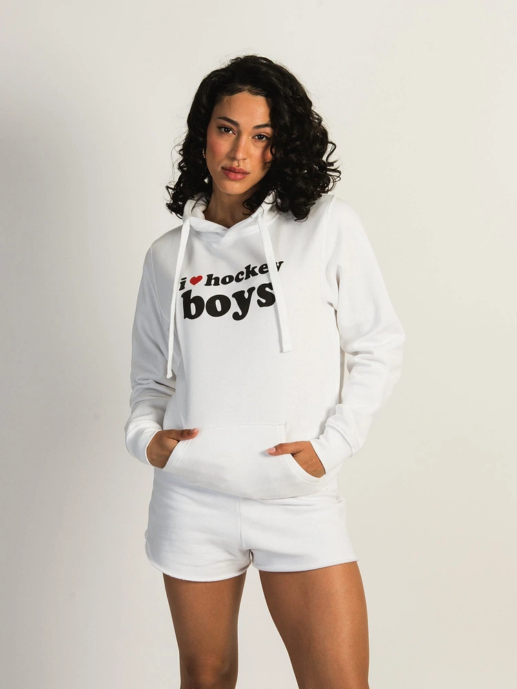 HOCKEY BENDERS I LOVE BOYS HOODIE