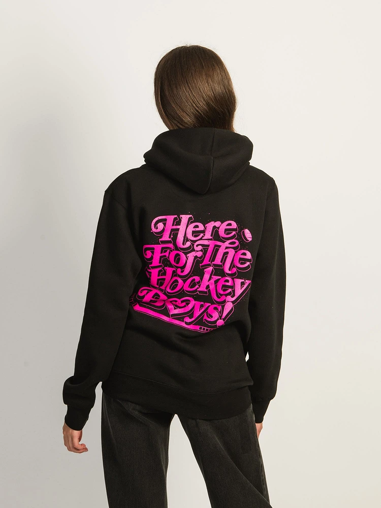 HOCKEY BENDERS HERE FOR THE BOYS PULLOVER HOODIE