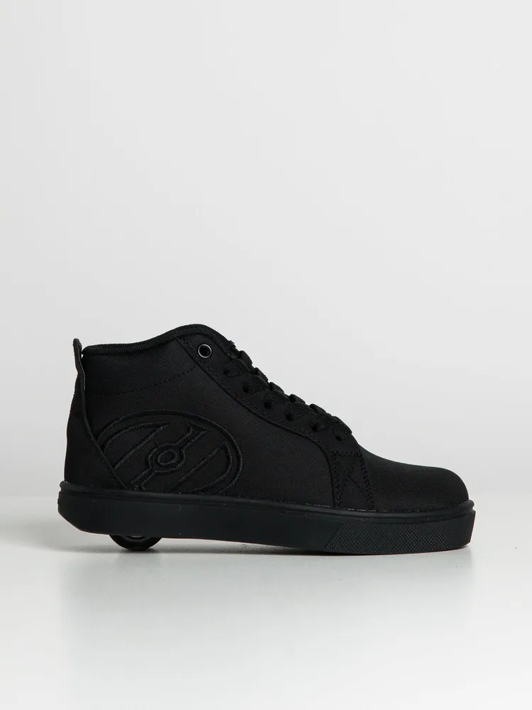 KIDS HEELYS RACER MID TRIPLE BLACK