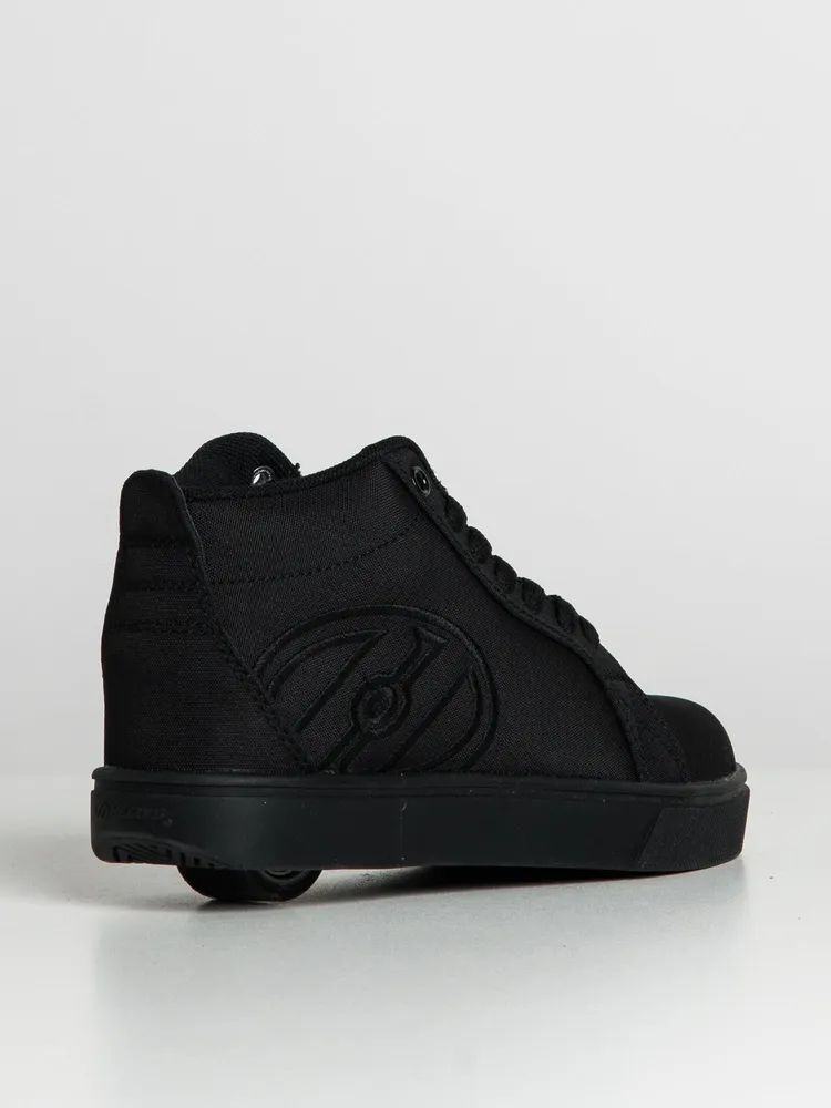 KIDS HEELYS RACER MID TRIPLE BLACK