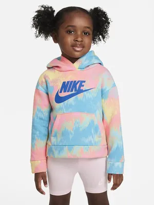 KIDS NIKE PRINTED CLUB HOODIE - CLEARANCE