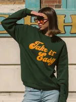 TAKE IT EASY CREWNECK