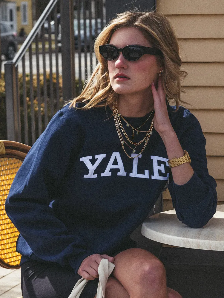 RUSSELL YALE CREWNECK - CLEARANCE