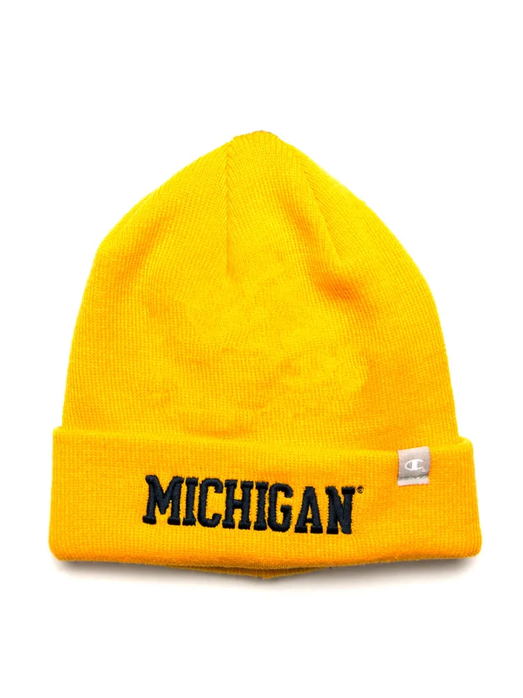 CHAMPION MICHIGAN CUFF BEANIE - CLEARANCE