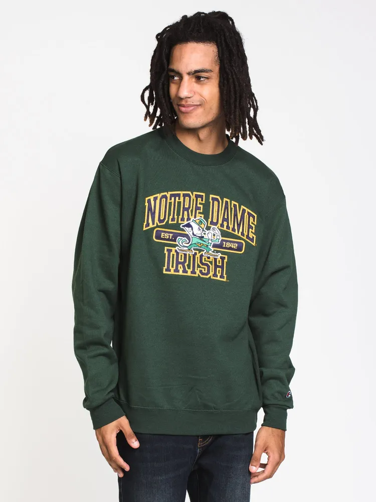 CHAMPION ECO POWERBLEND NOTRE DAME CREWNECK SWEATER - CLEARANCE