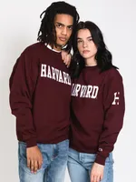 CHAMPION ECO POWERBLEND HARVARD UNIVERSITY CREWNECK SWEATER