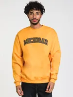 CHAMPION ECO POWERBLEND MICHIGAN CREWNECK SWEATER - CLEARANCE