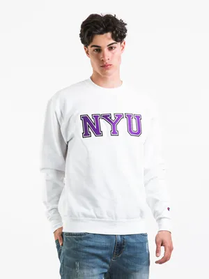 CHAMPION NYU CREWNECK - CLEARANCE