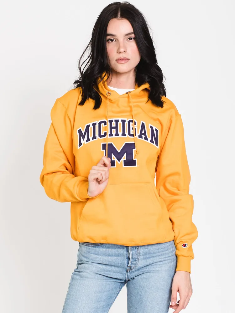 CHAMPION ECO POWERBLEND MICHIGAN UNIVERSITY HOODIE - CLEARANCE