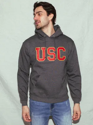 CHAMPION ECO POWERBLEND USC UNIVERSITY HOODIE - CLEARANCE