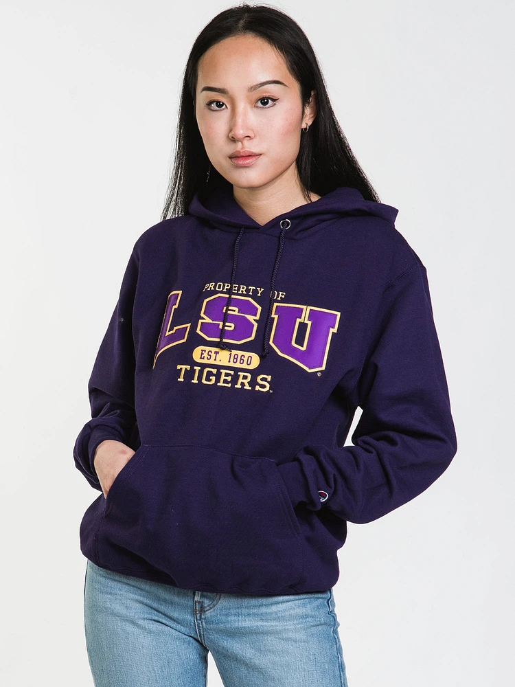 CHAMPION ECO POWERBLEND LSU HOODIE - CLEARANCE