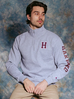 PULL-OVER 1/4 ZIP HARVARD UNIVERSITY