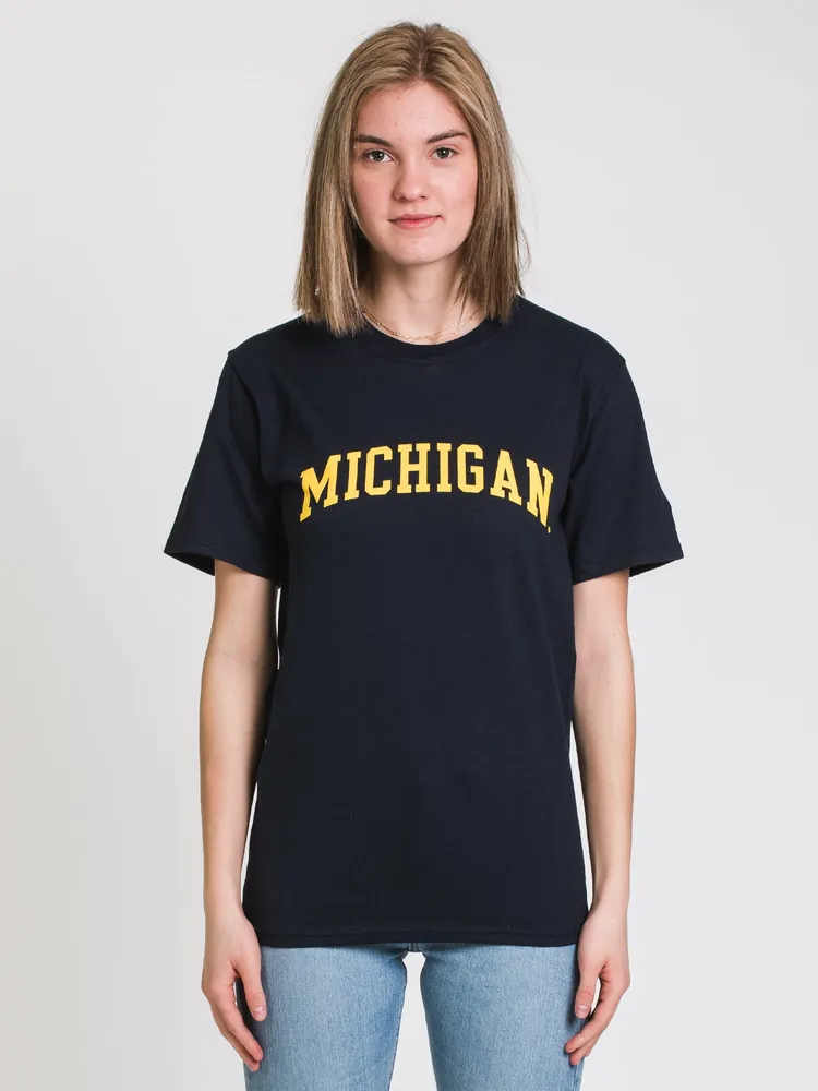 CHAMPION MICHIGAN SHORT SLEEVE UNIVERSITY TEE - CLEARANCE