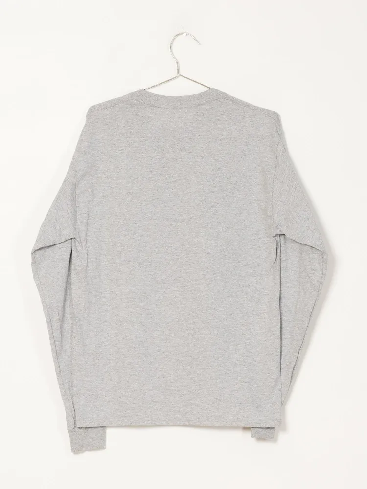 CHAMPION YALE LONG SLEEVE UNIVERSITY TEE - CLEARANCE