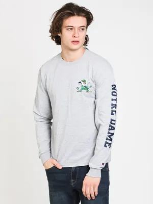 CHAMPION NOTRE DAME LONG SLEEVE TEE - CLEARANCE
