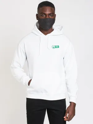 THC EMBROIDERED FLEECE - WHITE