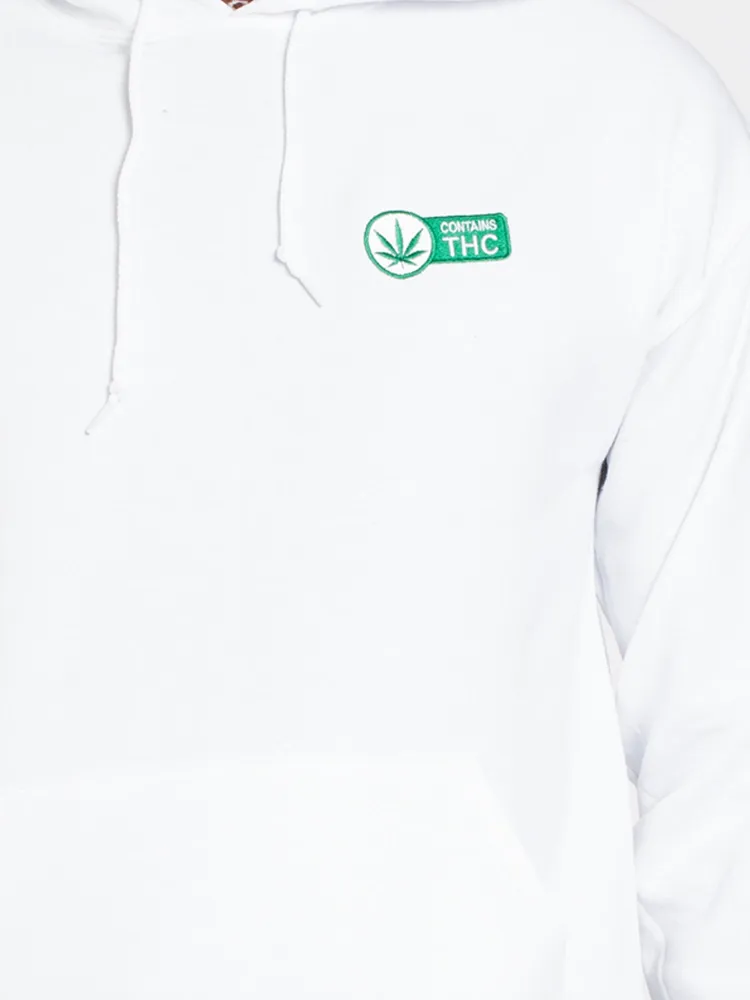 THC EMBROIDERED FLEECE - WHITE