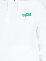 THC EMBROIDERED FLEECE - WHITE