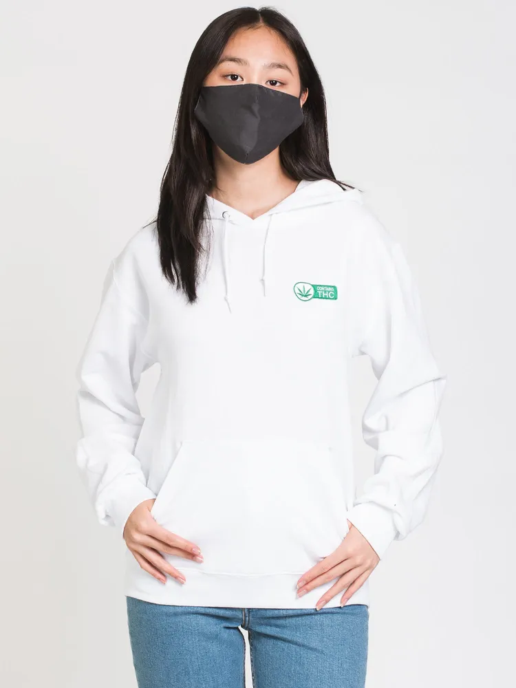 THC EMBROIDERED FLEECE - WHITE