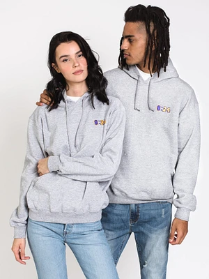 HOTLINE APPAREL UNISEX 8.24 EMBROIDERED HOODIE - OXFORD CLEARANCE