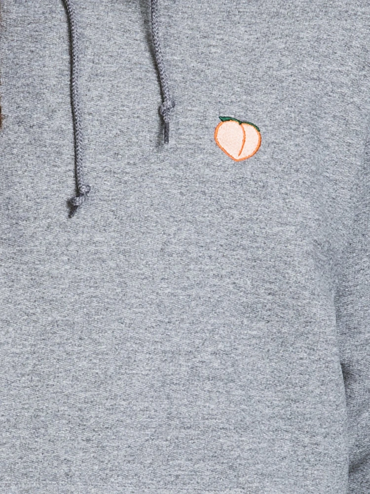 PEACHY EMBROIDERED HOODIE - CLEARANCE