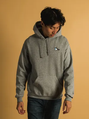 HI TOP BLUE EMBROIDERED HOODIE - CLEARANCE
