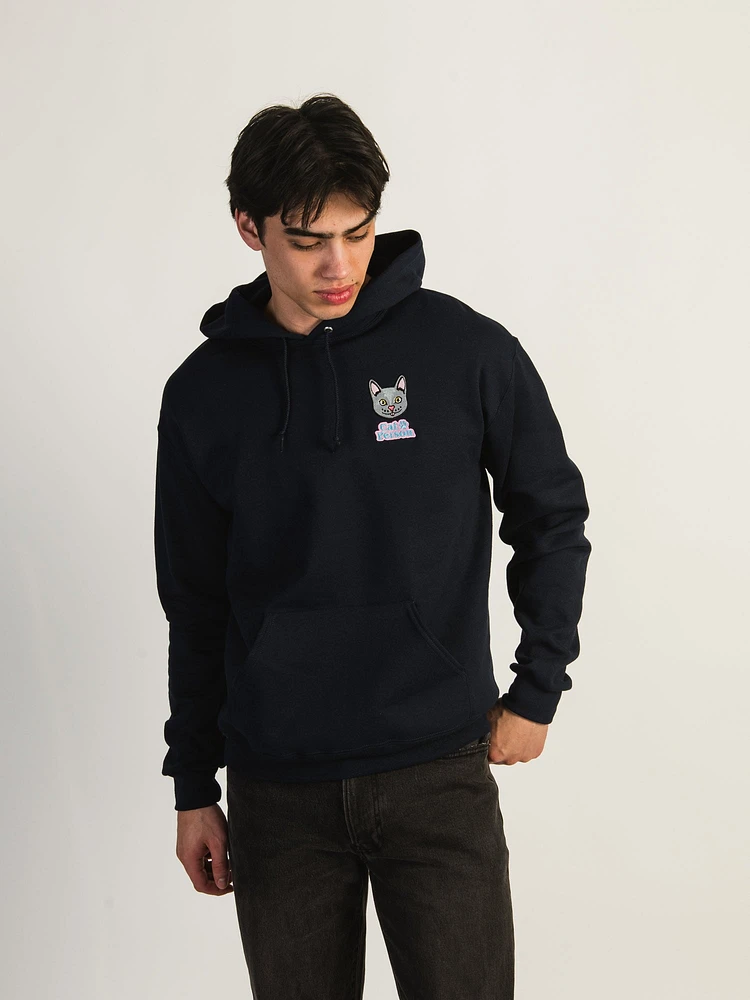 CAT EMBROIDERED HOODIE