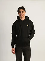 DUCK W/GLASSES EMBROIDERED HOODIE