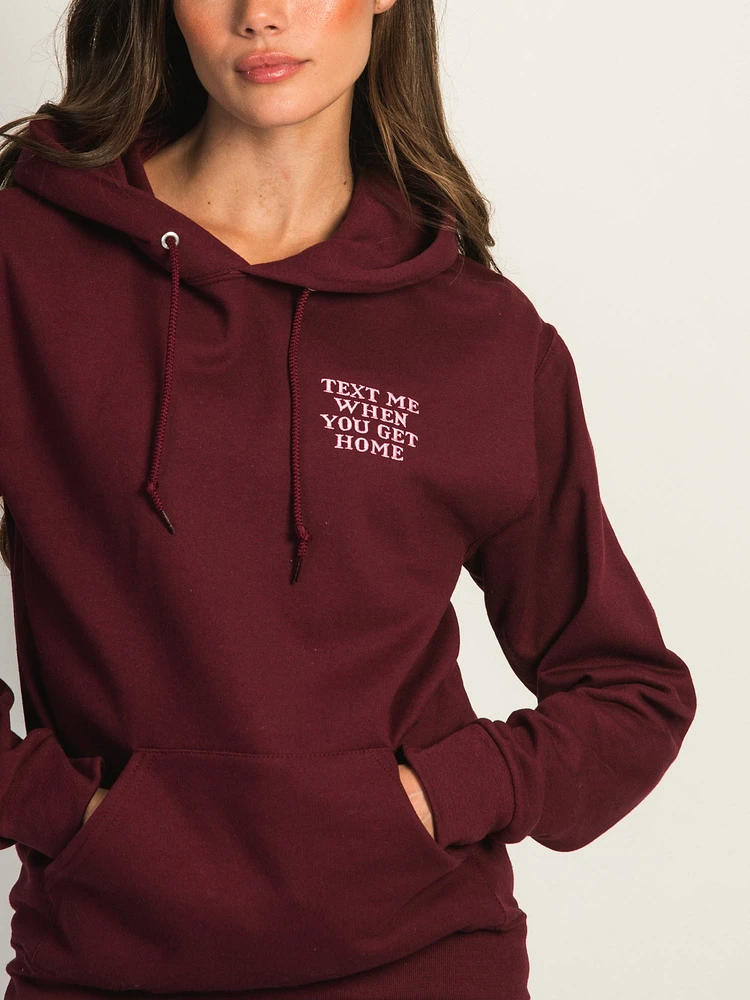 HOODIE BRODÉ TEXT ME