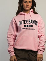 HOODIE OUTERBANKS BRODÉ – ROSE