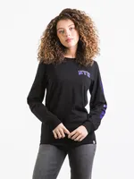 RUSSELL NYU LONG SLEEVE TEE - CLEARANCE