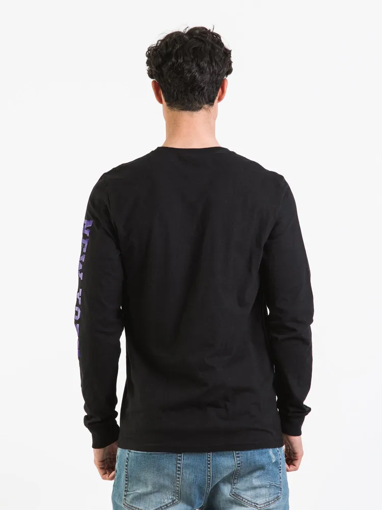 RUSSELL NYU LONG SLEEVE TEE - CLEARANCE