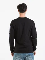 RUSSELL NYU LONG SLEEVE TEE - CLEARANCE