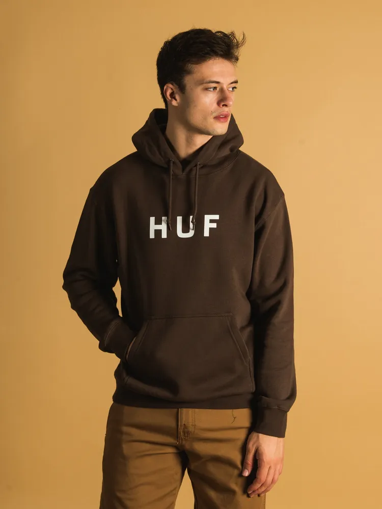 HUF ESSENTIALS OG LOGO PULLOVER HOODIE