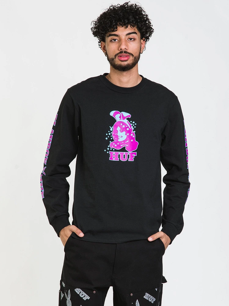 T-SHIRT À MANCHES LONGUES HUF X PLAYBOY BUNNY POUR HOMME