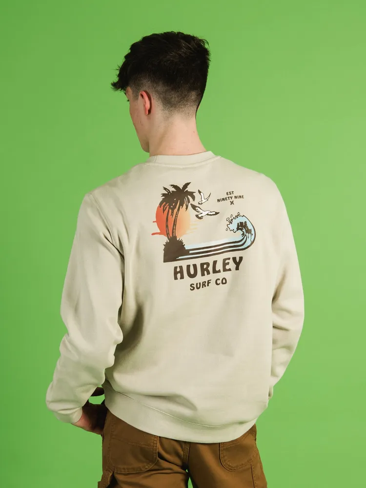 HURLEY FAIRBANKS FLEECE CREW - CLEARANCE