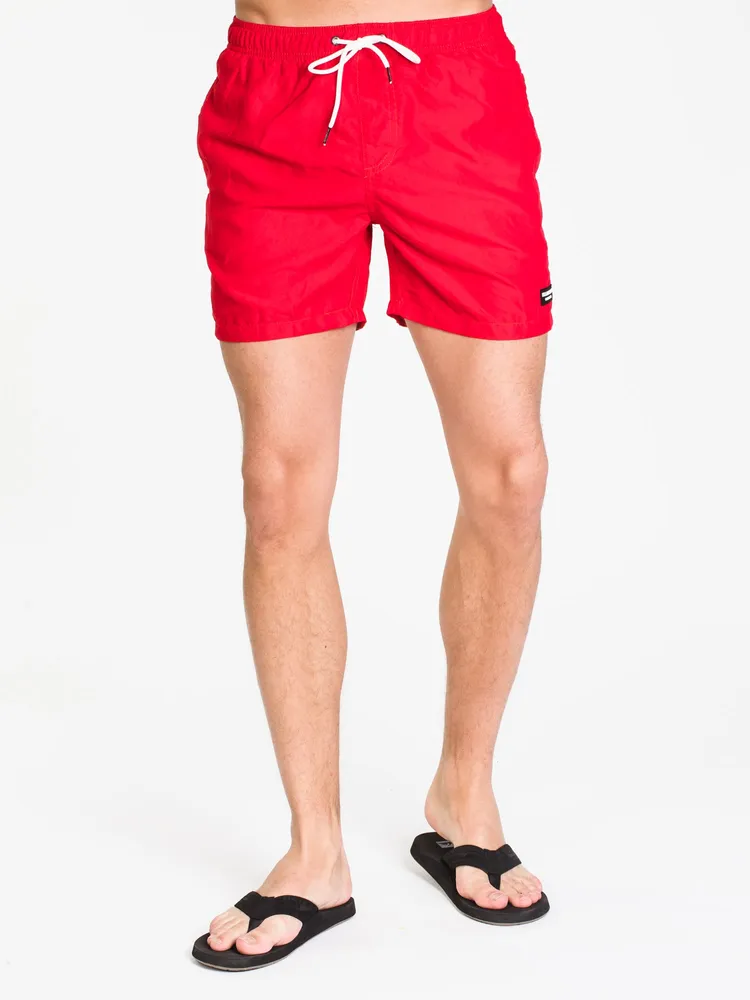 ISLAND HAZE RED WAVE 15" VOLLEY SHORT - CLEARANCE