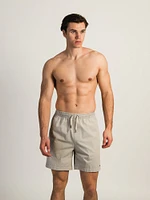 SHORT DE VOLLEY 6" EN COTON SERGÉ ISLAND HAZE